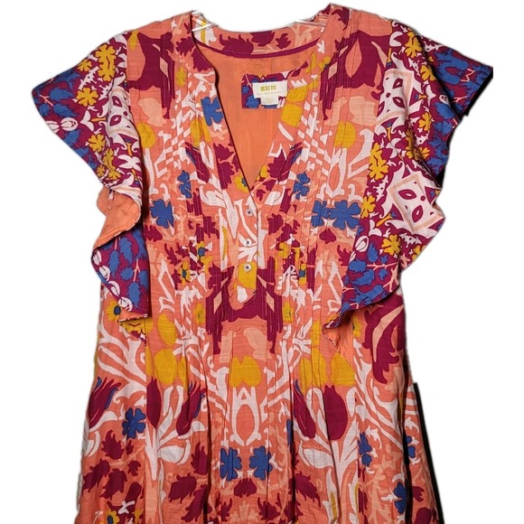 Maeve by Anthropologie Womens Sz S The Cassandra Maxi Dress In Assorted Pockets - Picture 4 of 9